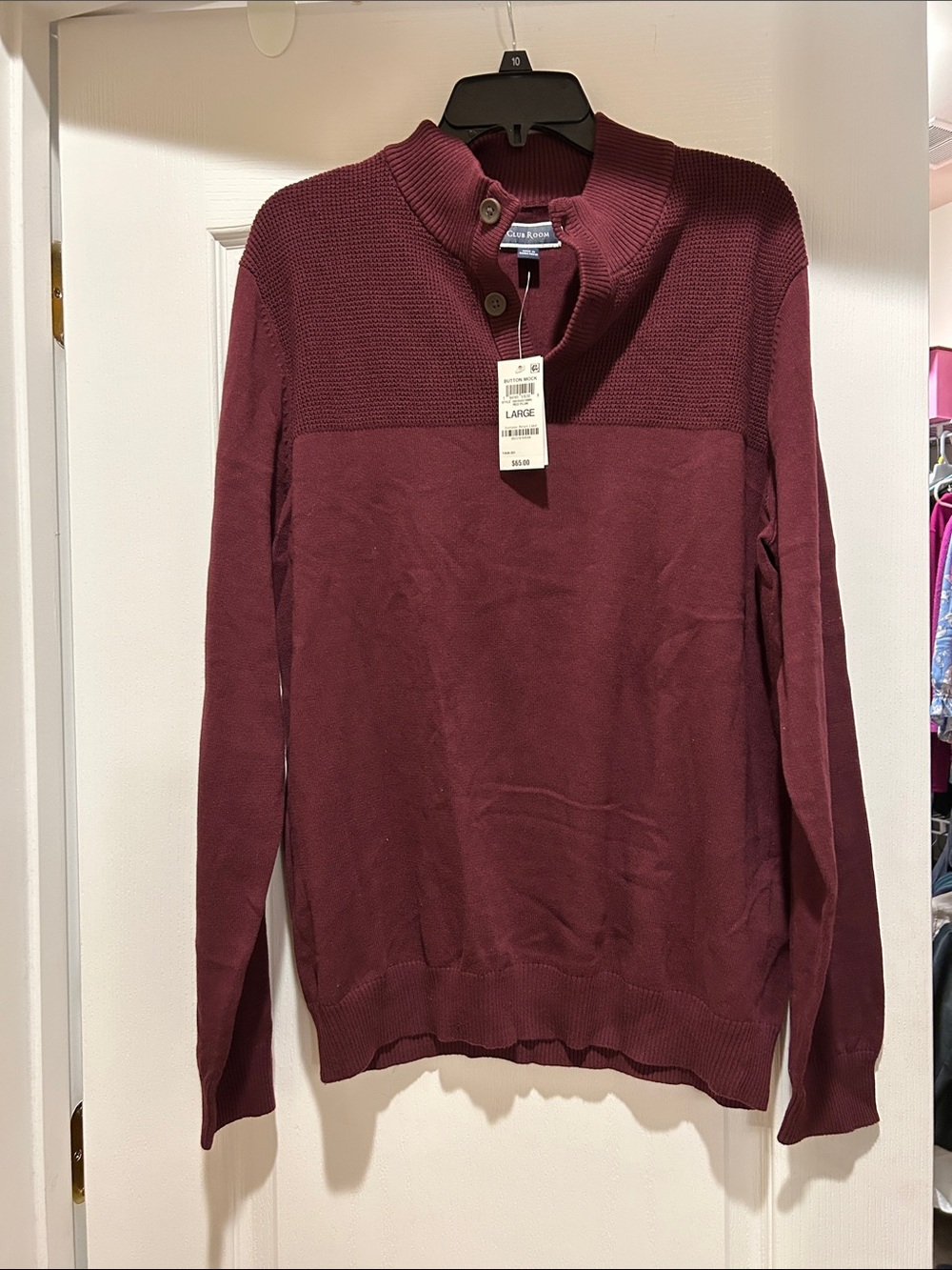 Club Room Burgundy Men’s Sweater